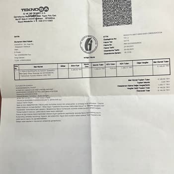 Teknosa Garanti Olmasına Rağmen, Garantiye Gönderilmeyen Ürün