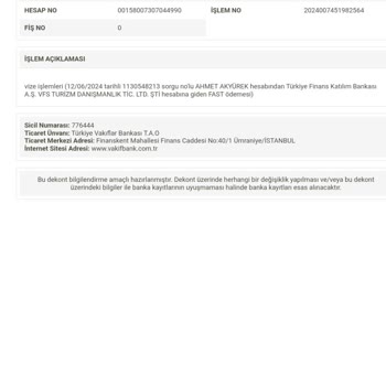 VFS Turizm VFS Yurt Dışı Danışmanlık Hizmetleri