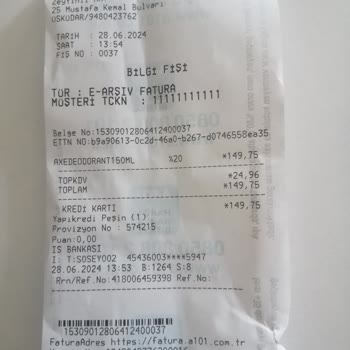 A101 Hadi Uygulaması Fiyat Farklılığı