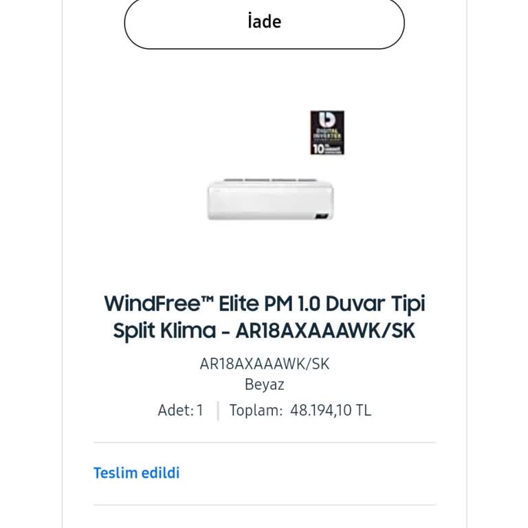 Samsung Randevu Ve 1 Ay Sonraya Verilmesi