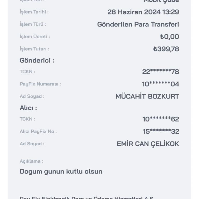 PayFix Uyarı Verilmeden Parayı Geri Atmayız Diyorlar