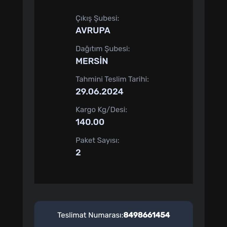 Horoz Lojistik Dağıtımda Bekleyen Kargo