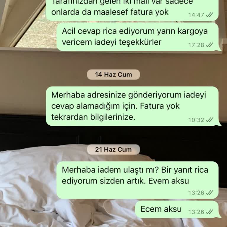 Nazliye İade En Doğal Haktır.