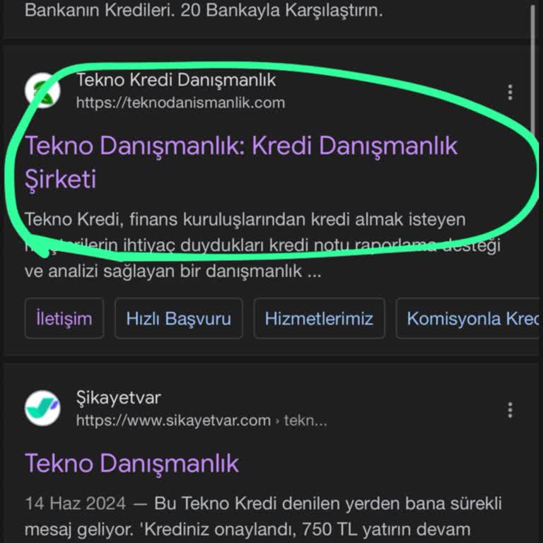 Tekno Danışmanlık Danışmanlık Tarafından Yanıltıldım