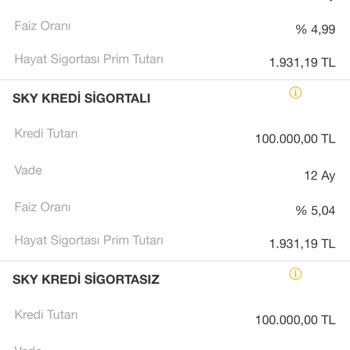 VakıfBank Mobil Bankacık Kredi İşlemleri