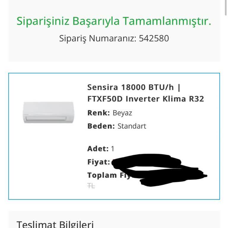 Daikin Servis Kurulumun Gecikmesi