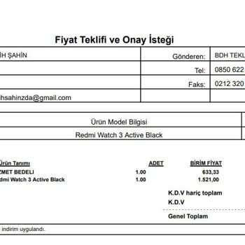 BDH Maltepe Şubesi Xiaomi Akıllı Saat Değerinin 2.5 Kat Para İstiyor.