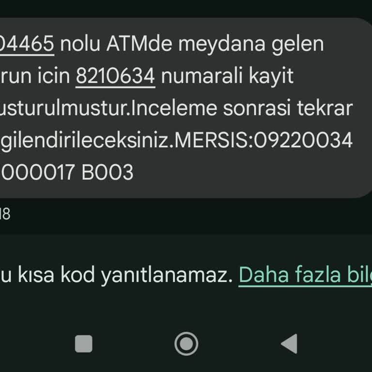 VakıfBank ATM Paramı Yuttu