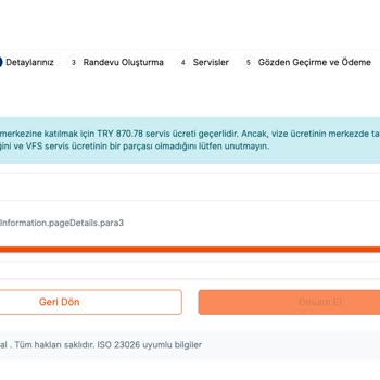 VFS Global Fransa İnternet Sitesi Sorunlu Ve Düzeltilmiyor!