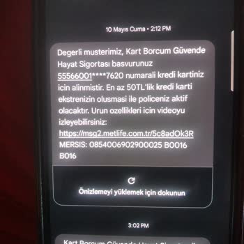 Denizbank Metlife Kart Borcum Güvende Saçmalığı