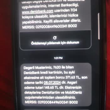 Denizbank Metlife Kart Borcum Güvende Saçmalığı