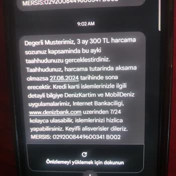 Denizbank Metlife Kart Borcum Güvende Saçmalığı