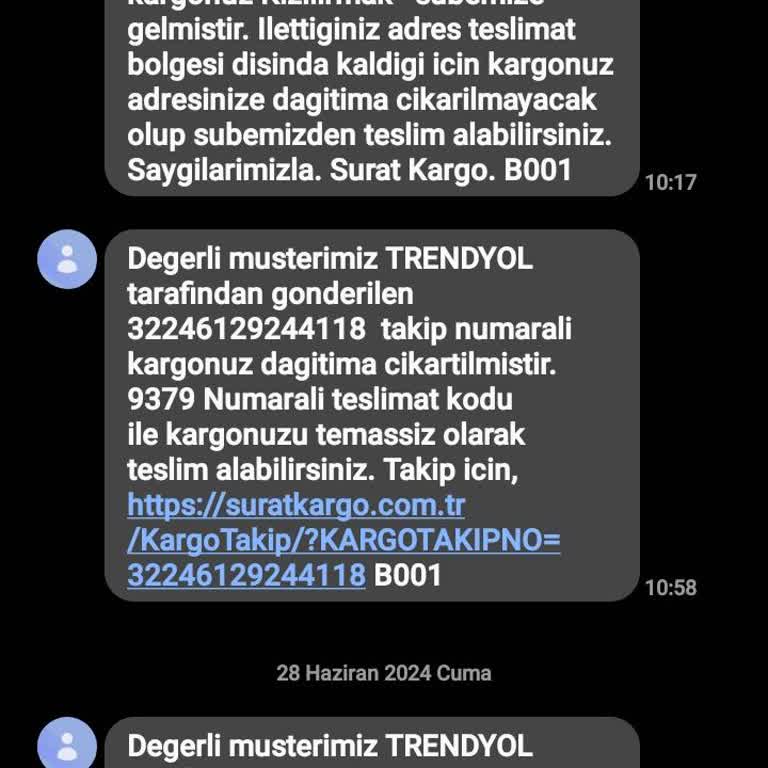 Sürat Kargo Urunu Dağıtıma Çıkarmıyor