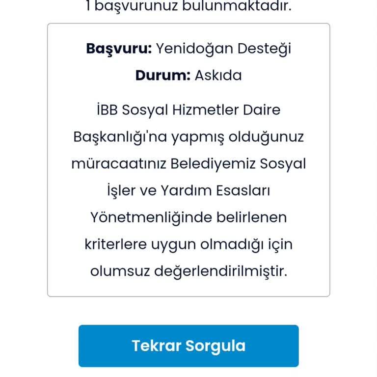 Hoşgeldin Bebek Paketti İBB Reddetti