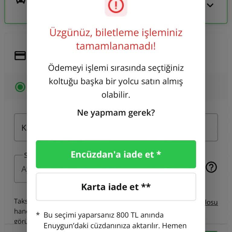 Enuygun.com Para İadesi Yapmıyor
