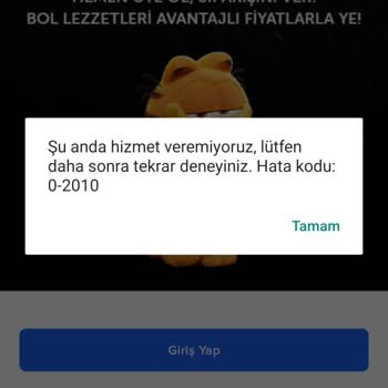 Domino's Pizza Sipariş Veremiyorum Günlerdir