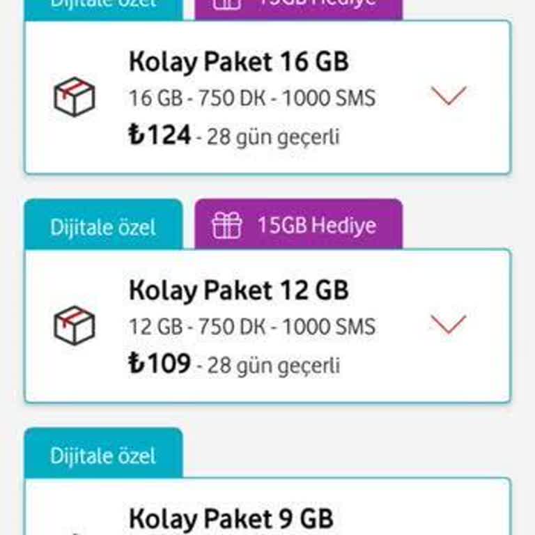 Vodafone Hediye 15gb İnternetim Gelmedi
