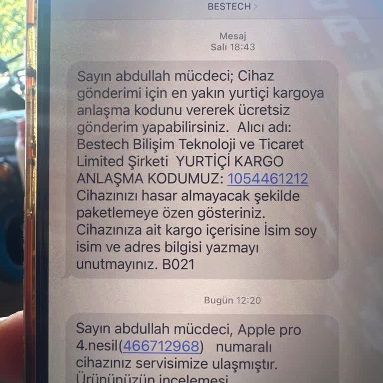 Bestech Bilişim Servis Tablet İadesi İstiyorum İade Yapmıyorlar.