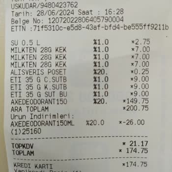 A101 Ürün Satış Şikayeti