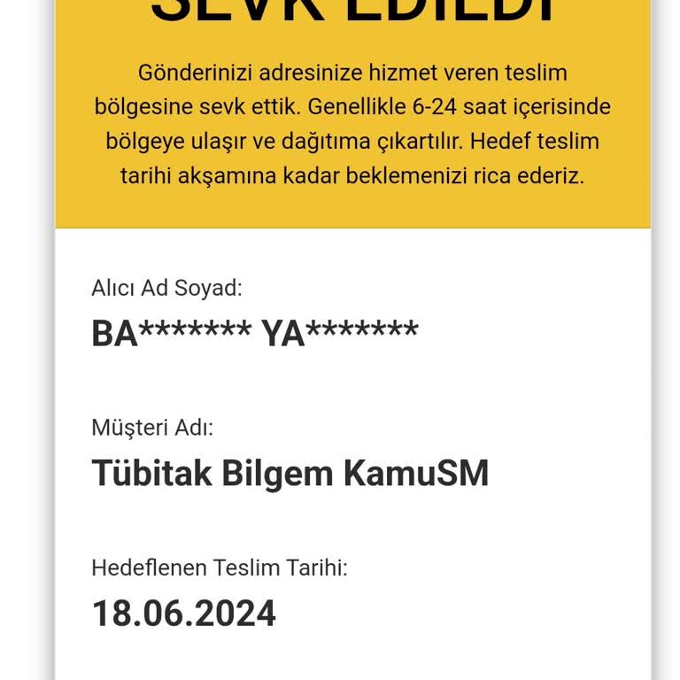 AGT Kurye (aynigunteslim.com) E-İmza Teslimatında Gecikme Ve İletişim Eksikliği