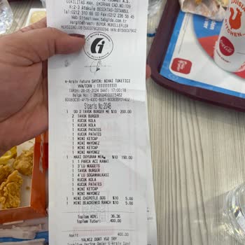 Eskişehir Özdilek Popeyes Yanık Patates Hizmet Anlayışı Sıfır Olan Personel