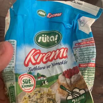 Sütaş Krema Acıydı Bozulmuş
