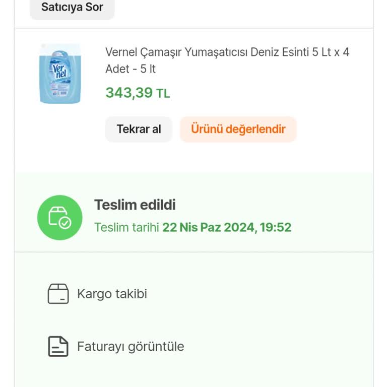 Vernel İndirimli Diye Bozulmuş Deterjan Satıyor