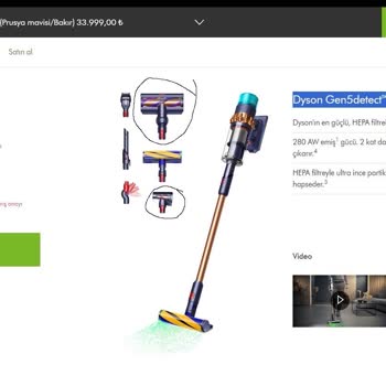 Dyson Ürün İçeriği Sitedeki Görselden Farklı Geldi