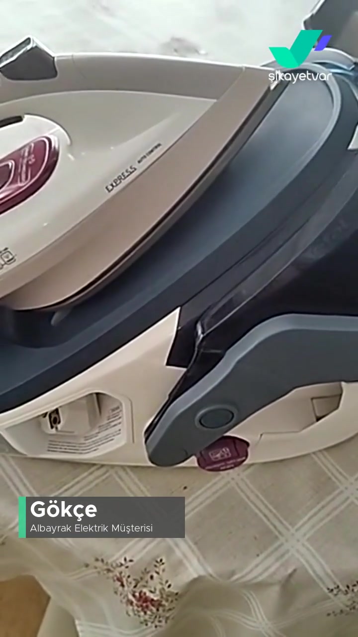 Tefal Albayrak Elektrik İzmir Çankaya Yetkili Servisinden Şikayetçiyim! videonun kapak resmi
