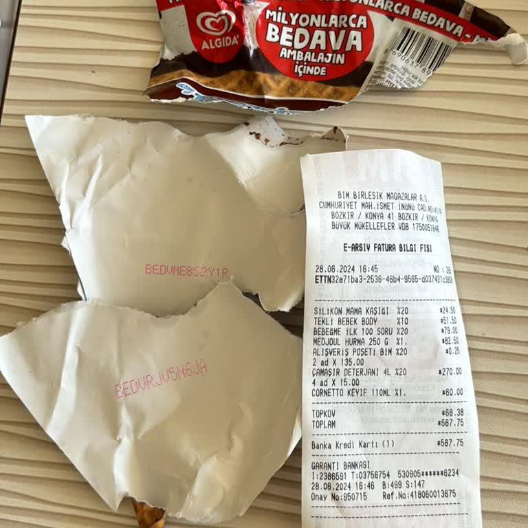 Algida Konya Bozkır Cumhuriyet Mahallesinde Bulunan BİM Mağazası