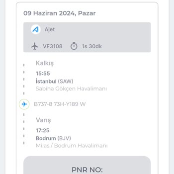 Ajet Ücreti Aldı Bileti Vermedi