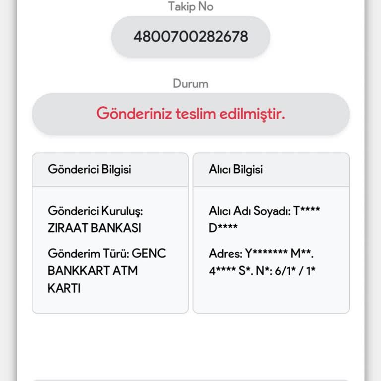 Kuryenet Yanlış Kişiye Teslimat
