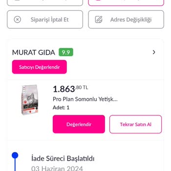Pazarama İade Süreci Çözülemiyor