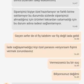 Trendyol Üzerinden Popeyes Firmasından Verdiğim Sipariş Hk.