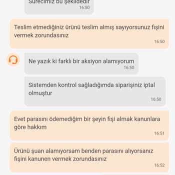 Trendyol Üzerinden Popeyes Firmasından Verdiğim Sipariş Hk.