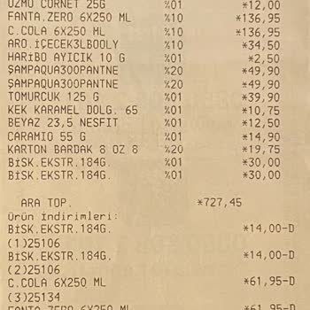 A101'den Kaynaklı Hatanın Düzeltilmemesi