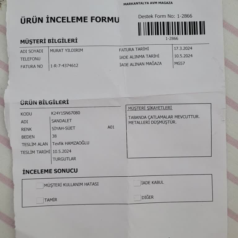 Tergan Deri Hizmet Kalitesi Eksikliği