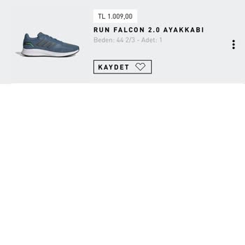 Adidas Resmi Sitesinde Ki Sepette Ve Ödeme Anındaki Fiyat Farkı