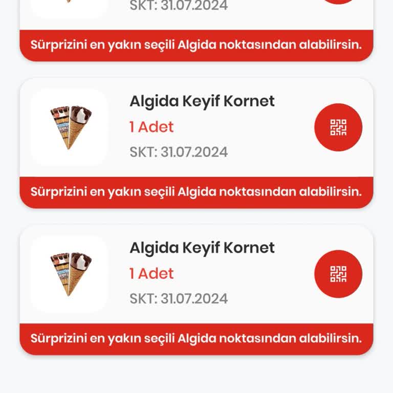 Algida Verilmeyen Bedava Ve Geçmeyen Puanlar
