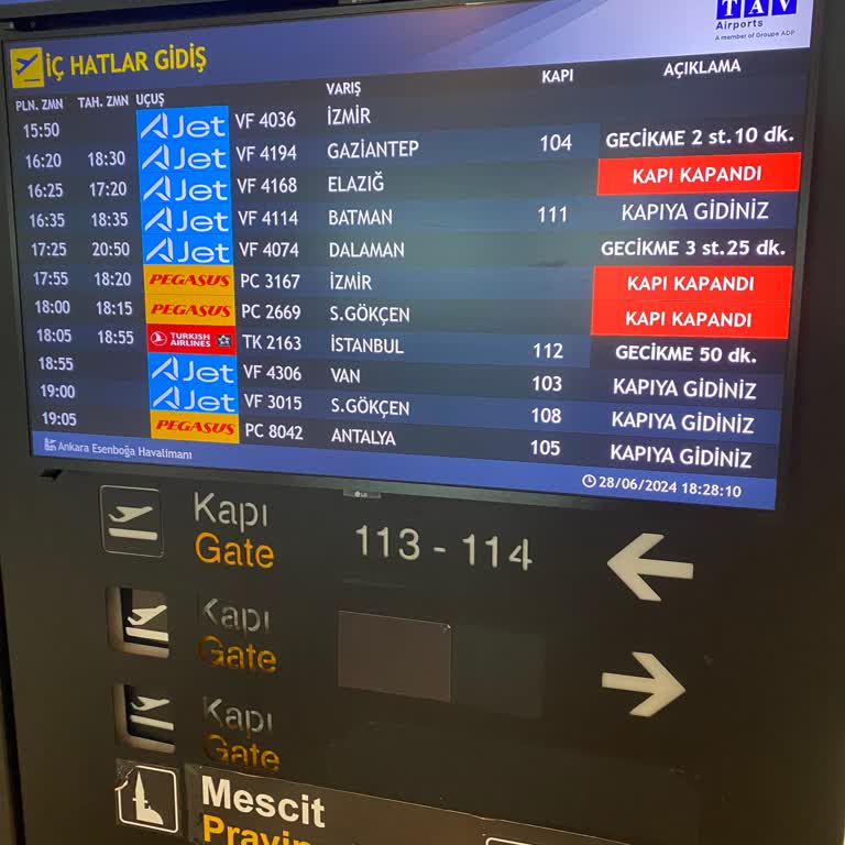 Ajet (Anadolu Jet) İle Rötar Ve İletişim Sorunları