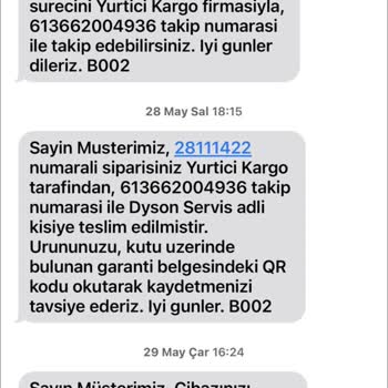 Dyson Doa Raporunu Göndermemesi