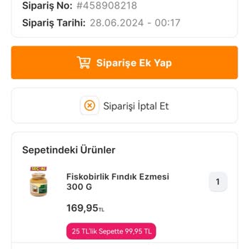 Migros Sanal Market Siparişim Hazırlanmadı