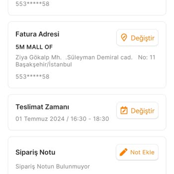 Migros Sanal Market Siparişim Hazırlanmadı