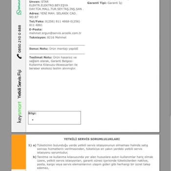 BİM Derin Dondurucu Eksik Parça