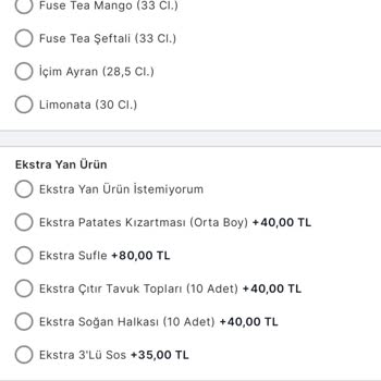 Terra Pizza Yanıltan Ürün İsimlendirmesi