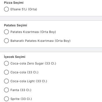 Terra Pizza Yanıltan Ürün İsimlendirmesi