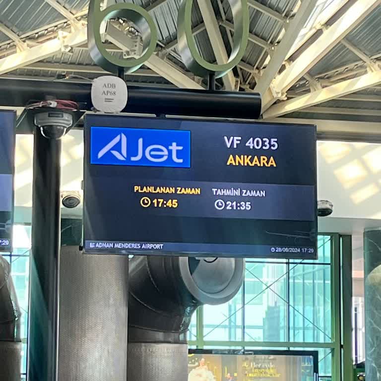 Ajet Yine Gecikmeli Uçuş