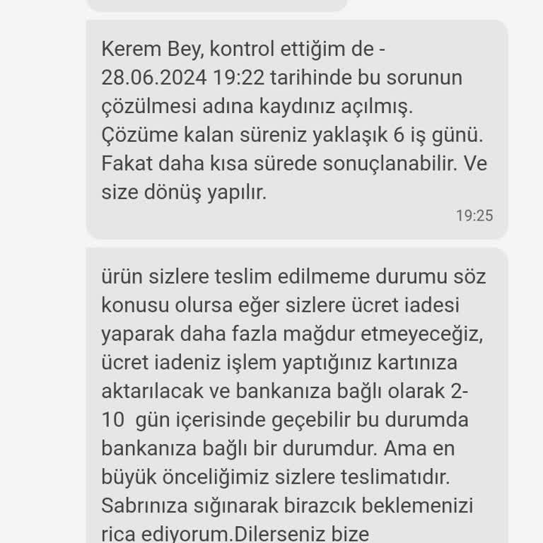 Trendyol Geç Kalan Kargo