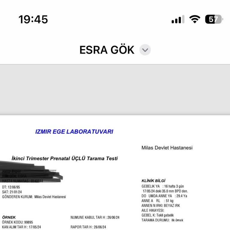 İzmir Ege Laboratuvarı Sorumsuzluk Had Safhada