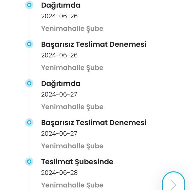 Kargoist Teslim Edilemeyen Kargo